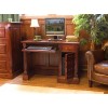 La Roque Mahogany Furniture Single Pedestal Computer Desk